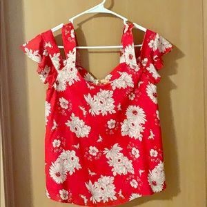 Skies are Blue- Rhonda off the shoulders top